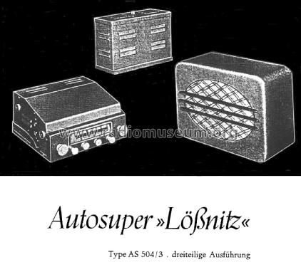 Lößnitz AS504/3; Radio-Mechanik C. (ID = 2494322) Radio