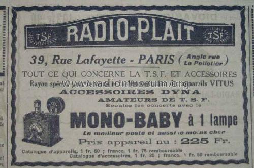 Mono-Baby ; Vitus, Fernand; (ID = 1545421) Radio