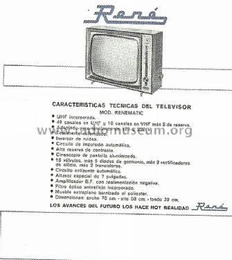 Renematic ; Radio René; (ID = 1957395) Television