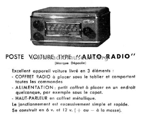 Auto-Radio ; Radio-Rêve, M. (ID = 1989370) Car Radio