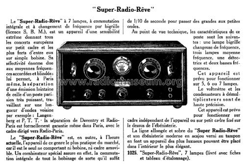 Super-Radio-Rêve ; Radio-Rêve, M. (ID = 1987381) Radio