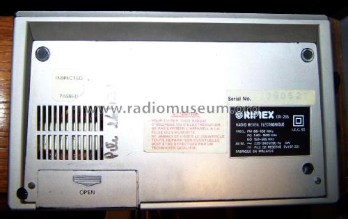 Rimex Radio Reveil Electronique - Digital Clock Radio CR-285 B; Unknown - CUSTOM (ID = 3010623) Radio