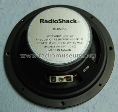 40-8506A ; Radio Shack Tandy, (ID = 2968038) Speaker-P