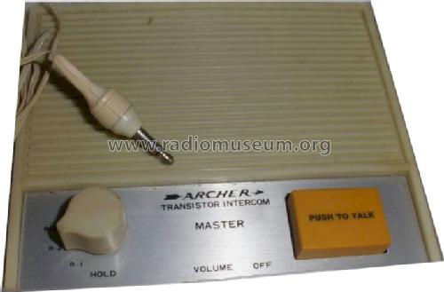 Archer 4-Station Transistor Intercom 43-216A; Radio Shack Tandy, (ID = 824348) Ampl/Mixer