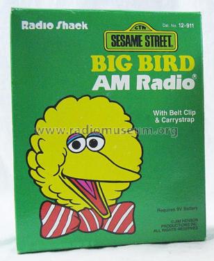 CTW Sesame Street® Big Bird AM Radio® 12-911; Radio Shack Tandy, (ID = 1409773) Radio