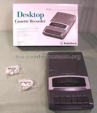 Desktop Cassette Recorder CTR-111 Cat.No. 14-1117; Radio Shack Tandy, (ID = 1450889) R-Player