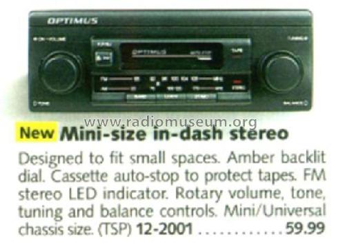 Optimus 12-2001; Radio Shack Tandy, (ID = 2888039) Car Radio