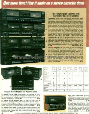 Optimus SCT-38 14-660 R-Player Radio Shack Tandy, Realistic, Micronta ...