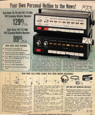 Patrolman Pro-7A Cat. No. 20-167; Radio Shack Tandy, (ID = 3119641) Amateur-R