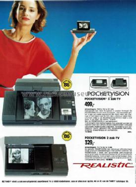 Pocketvision 2 Cat.no. 16-9036; Radio Shack Tandy, (ID = 2208647) Télévision