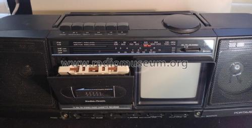 Portavision TV-AM/FM Stereo Radio Cassette Recorder 16-119A; Radio Shack Tandy, (ID = 2823808) TV Radio