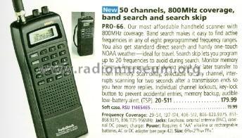 Pro-66 Cat. No. 20-511; Radio Shack Tandy, (ID = 3123529) Amateur-R