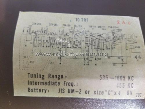 Realistic 10 Transistors Plus TRF Long Distance Japan 707; Radio Shack Tandy, (ID = 2500132) Radio