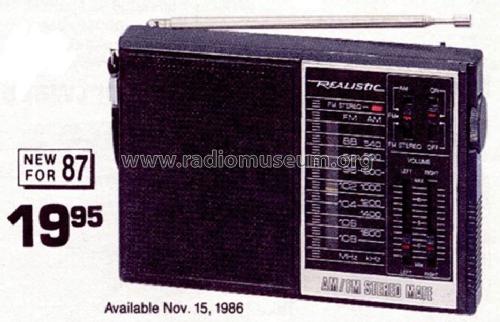 Realistic 12-131; Radio Shack Tandy, (ID = 1304625) Radio