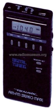 Realistic AM-FM Stereo Mate 12-170; Radio Shack Tandy, (ID = 1770387) Radio