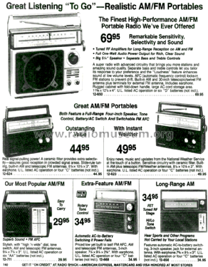 Realistic 12-623; Radio Shack Tandy, (ID = 1364702) Radio