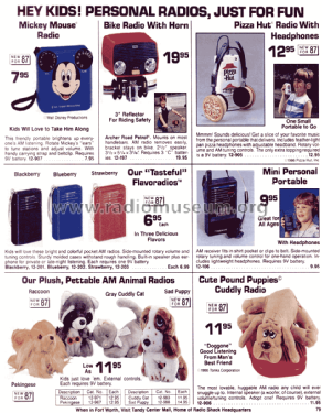 Realistic 12-906 Cute Pound Puppies; Radio Shack Tandy, (ID = 1341783) Radio