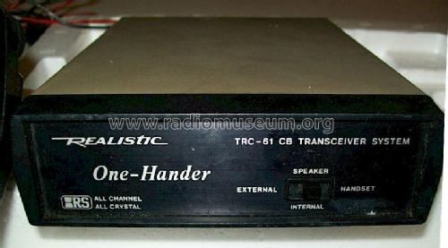 Realistic 23-Channel CB Transceiver One-Hander TRC-61 Cat. Nr.21-161; Radio Shack Tandy, (ID = 1177650) Citizen