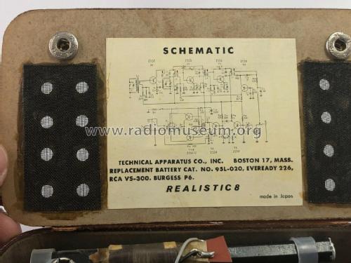 Realistic 8-Transistors Cat. No.= 90LX696; Radio Shack Tandy, (ID = 2690051) Radio