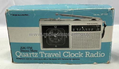 Realistic AM/FM Travel Clock Radio 12-133; Radio Shack Tandy, (ID = 2821748) Radio