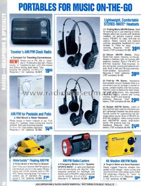 Realistic AM/FM Wall Radio 12-784; Radio Shack Tandy, (ID = 1769175) Radio