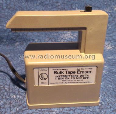 Vintage Realistic Radio Shake Bulk Tape Eraser 44-232 Made in USA