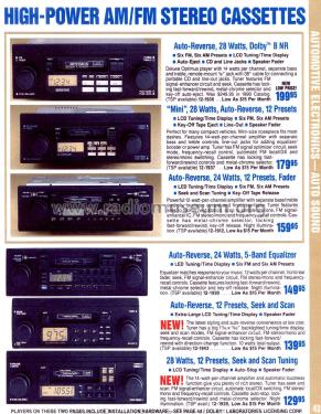 Realistic Car Radio 12-1930 Car Radio Radio Shack Tandy, |Radiomuseum.org