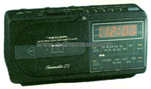 Realistic Chronosette-273 12-1581; Radio Shack Tandy, (ID = 1775776) Radio