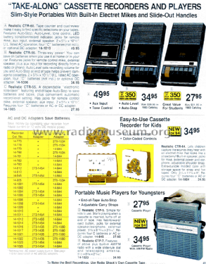 Realistic CTR-56; Radio Shack Tandy, (ID = 1374185) R-Player