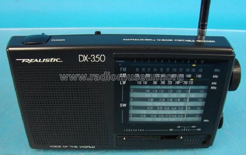 Realistic DX-350 20-209; Radio Shack Tandy, (ID = 1423170) Radio