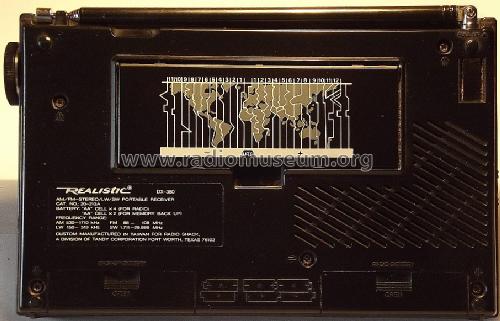 Realistic DX-380 20-213A; Radio Shack Tandy, (ID = 1469231) Radio