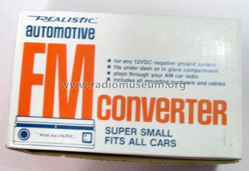 Realistic FM Converter 12-1350 ; Radio Shack Tandy, (ID = 2969150) Converter