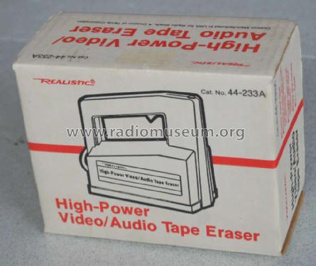 Vintage 1983 Radio Shack Realistic Bulk Tape Eraser 44-232 W Box 8