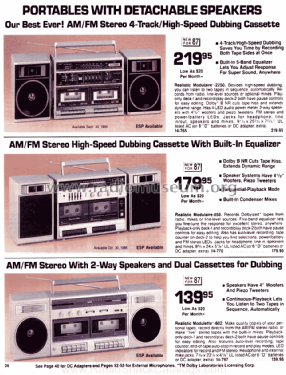 Realistic Modulette 602 14-797; Radio Shack Tandy, (ID = 1328675) Radio