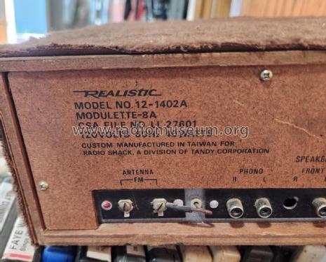 Realistic Modulette-8 12-1402A; Radio Shack Tandy, (ID = 2971710) Radio