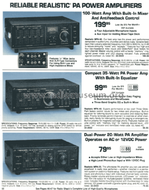 Realistic MPA-25 32-2033; Radio Shack Tandy, (ID = 1348982) Ampl/Mixer