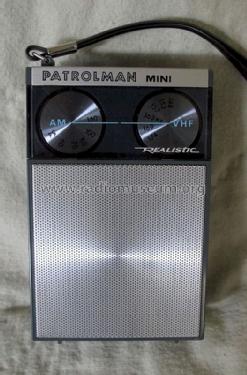 Realistic Patrolman Mini Cat. No.12-622; Radio Shack Tandy, (ID = 1124106) Radio