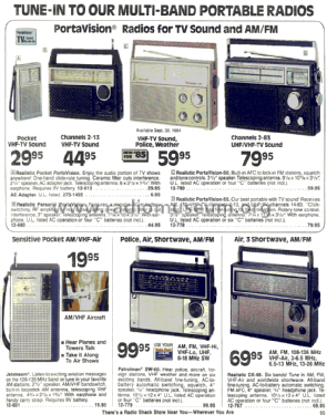 Realistic Pocket PortaVision 12-613; Radio Shack Tandy, (ID = 1363655) Radio