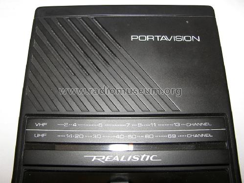 Realistic Portavision 16-116; Radio Shack Tandy, (ID = 1418748) Televisore