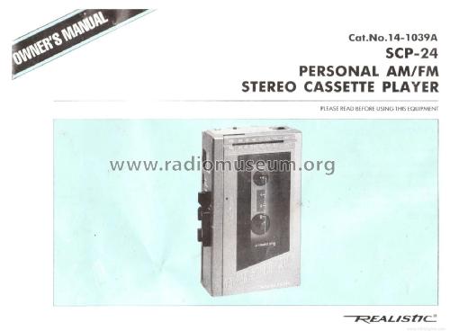 Realistic SCP-24 14-1039; Radio Shack Tandy, (ID = 2020961) Radio