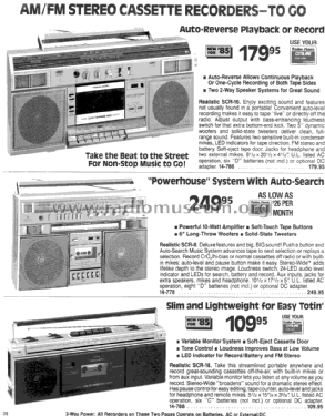 Realistic SCR-16 14-786; Radio Shack Tandy, (ID = 1376503) Radio