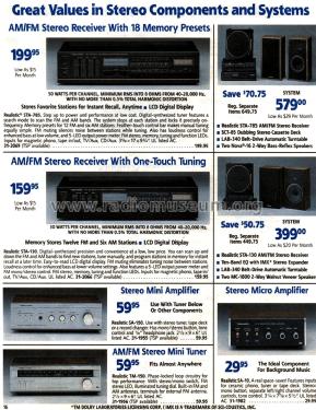 STA-130 Cat. No.= 31-2066; Radio Shack Tandy, (ID = 1757127) Radio