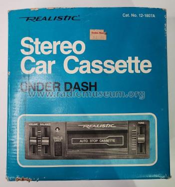 Realistic Stereo Car Cassette 12-1807A; Radio Shack Tandy, (ID = 2881888) R-Player