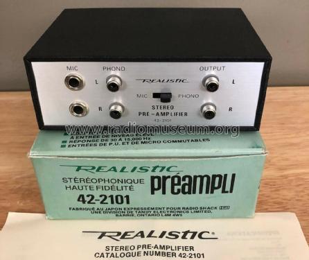 Realistic Stereo Pre-Amplifier LL 41052 Catalog No.: 42-2101; Radio Shack Tandy, (ID = 2814404) Ampl/Mixer