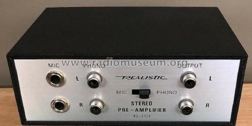 Realistic Stereo Pre-Amplifier LL 41052 Catalog No.: 42-2101; Radio Shack Tandy, (ID = 2814406) Ampl/Mixer