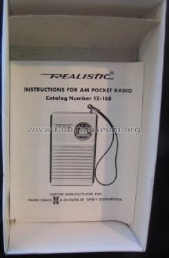 Realistic - Super Selective 12-168; Radio Shack Tandy, (ID = 1700991) Radio