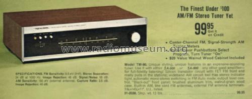 TM-90 Cat. No.= 31-2038; Radio Shack Tandy, (ID = 2727644) Radio