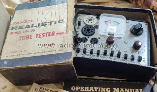 Realistic Tube Tester TW 105 Cat.No. 94L001; Radio Shack Tandy, (ID = 2800889) Ausrüstung