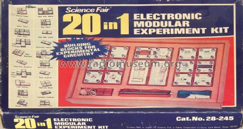 Science Fair 20 in 1 Electronic Modular Experiment Kit Cat. No. 28-245; Radio Shack Tandy, (ID = 3080457) Kit