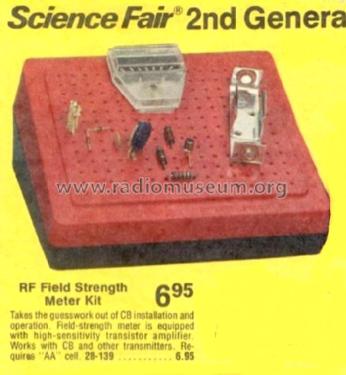 Science Fair Field Strength Meter in a P-box 28-139; Radio Shack Tandy, (ID = 2733861) Kit